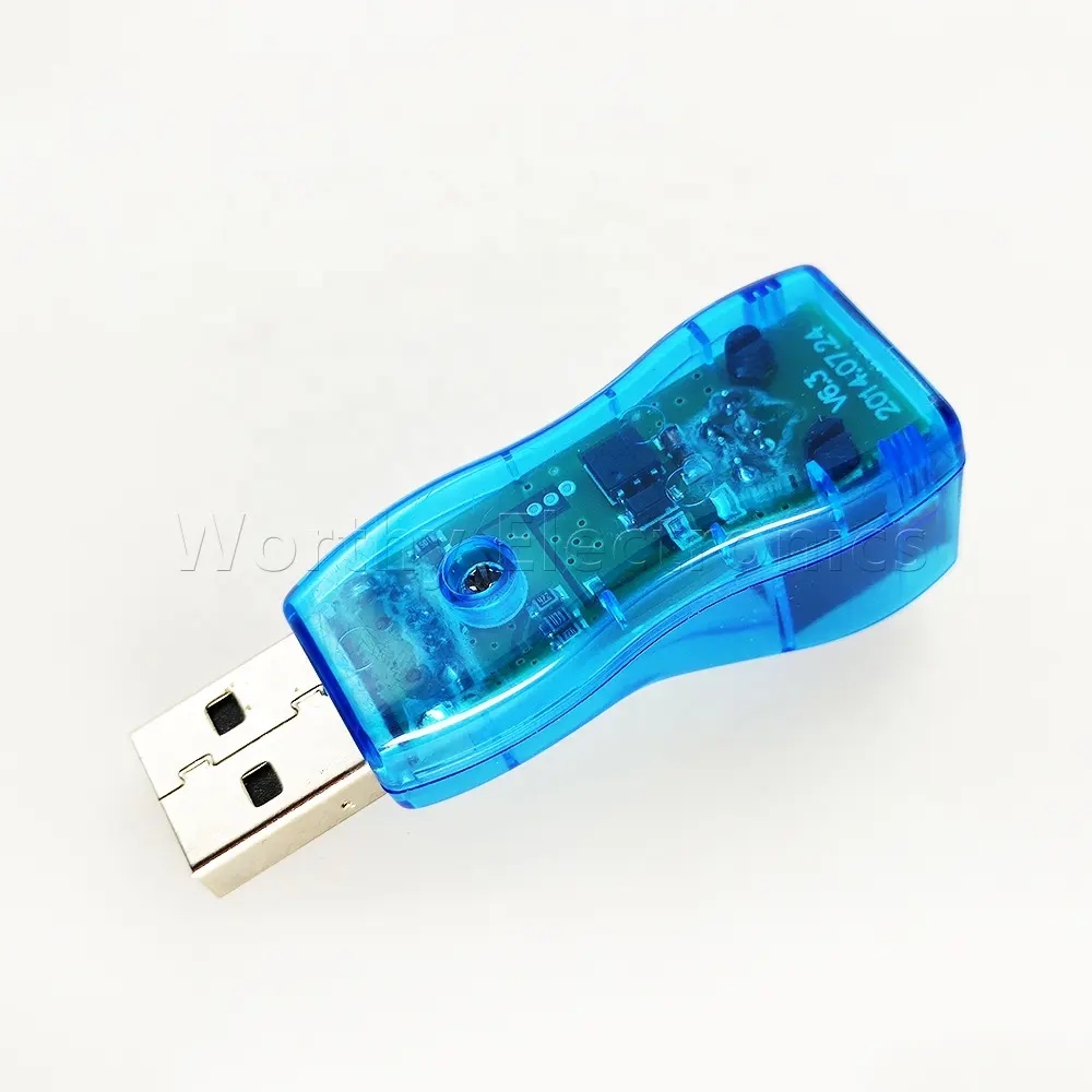 High quality Wire programming/download/debug adapter USB to 1-Wire iButton RJ11 DS9490R interface module