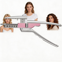 Ensemble de pinces pour extensions de cheveux 6D, outil de tressage de cheveux, connecteur d'extensions de cheveux à installation rapide pour coiffeur professionnel, salon