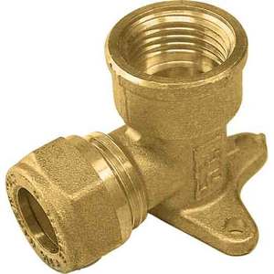 Accesorio de tubería de latón de alta presión 14X1/2 para aplicaciones químicas de gas Brida de Ogee curvada hembra en acero al carbono Cobre Zinc - Product Image 1