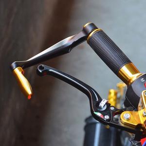 アルミ製ユニバーサルバイクハンドガード（クラッチレバー用）-ダートバイクハンドルバーエンドブレーキ保護ガード 新品改造/アップグレード - Product Image 3