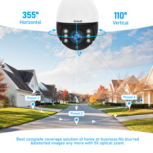 JideTech 5MP macchina fotografica senza fili PTZ 256G TF Card H.265 5X Zoom ottico PTZ applicazione esterna Wireless 5X Zoom ottico - Product Image 5