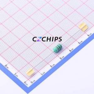 Inductor de Anillo de Color YAL0510-202K / Componente de Orificio Pasante (THT), D5xL12mm 2mH 10% 60mA 20Ohm - Product Image 1