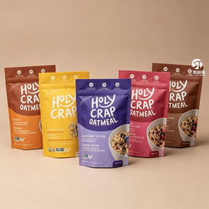 OEM Custom Snack Chips <b>Packaging</b> <b>Bags</b> Resealable Food <b>Packaging</b> Pouch for Nuts Candy and Oatmeal <b>Packaging</b> - Product Image 4