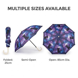 Nouvel Arrivage Parapluie Manuel Enfant Imprimé Motif Chat Entièrement Imprimé Anti-Vent en Pongee de Qualité Supérieure – Cadeaux Promotionnels - Product Image 2