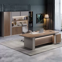 Nouvelle table d'ordinateur en bois en gros pour usine, bureau de direction, table de bureau commerciale, bureaux modernes