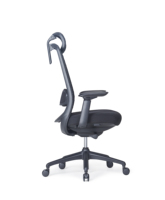 Fauteuil de Direction Ergonomique en Maille Respirante avec Support Lombaire et Accoudoirs 4D, Chaise à Roulettes
