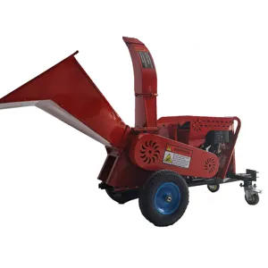 heavy duty gasoline wood chipper shredder machine