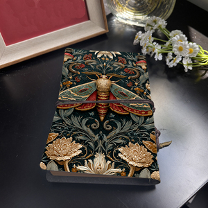 Cuaderno hecho a mano A6 con hermosa cubierta Dulce regalo de graduación para vecinos Adecuado para notas profesionales y hitos de la vida - Product Image 3