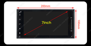 MEKEDE Car Multimedia Wifi 4G SWC Android 14 Car GPS <b>DVD</b> Audio GPS Navigation for Universal 7'' 2 Din - Product Image 4