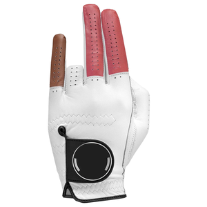 Custom Logo Cabretta Genuine Leather Golf Glove Anti-Slip Durable Breathable Professional Manufacture for <b>Outdoor</b> Activities - Product Image 3