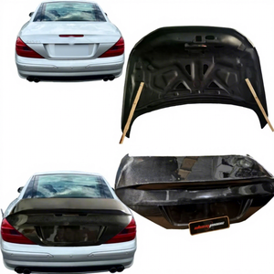Nuovo Coperchio Bagagliaio Esclusivo in Fibra di Carbonio per Modelli Mercedes-Benz <span class=keywords><strong>SL</strong></span> R230 - 1 Anno di Garanzia, Retrofit/Aggiornamento che Migliora l'Aspetto Estetico - Product Image 1