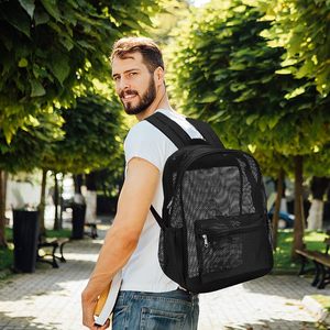 Échantillon gratuit sac à dos à cordon personnalisé bonne qualité sac d'accessoires de natation et de plongée en maille imperméable et durable - Product Image 5
