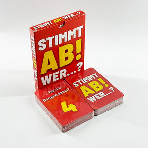 Fabricant Impression personnalisée Jeu de cartes à jouer pour fêtes Jeu de cartes à poser pour adultes - Product Image 2