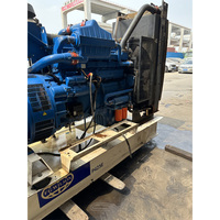 Groupe électrogène diesel triphasé Perkins 640 kVA 550 kW d'occasion, alternateur générateur magnétique, générateur marin silencieux à énergie libre 50/60 Hz ATS