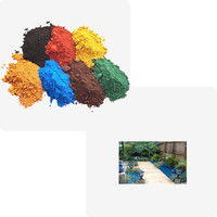 Oxyde de fer de colorant de paillis de bois bleu
