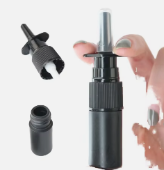 White Medical Grade 15ml 20ml 30ml Transparent <b>Plastic</b> Nasal Spray Bottles Packaging for Nasal Sprays - Product Image 4