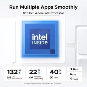 UGREEN NASync DXP2800 2 Bay Desktop NAS Intel N100 Quad core CPU Jaringan Penyimpanan Terhubung (Tanpa Disk) 4K HDMI 8GB DDR5 RAM - Product Image 3