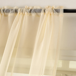 Pour rideaux plaine ballon rideau salon chambre balcon semi-occultant prêt à l'emploi Polyester moderne rideaux toutes saisons - Product Image 3