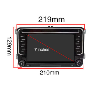 Écran radio Android Auto CarPlay sans fil 7 pouces VW Golf 5/6 Polo Passat B5/B6 Jetta GPS avec amplificateur et aide au recul - Product Image 6