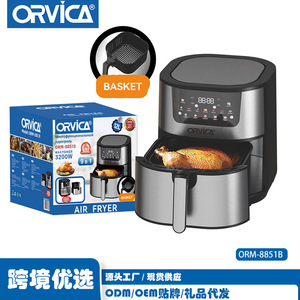 Freidora de aire ORVICA transfronteriza, de gran capacidad, inteligente, visual, multifuncional, eléctrica, para uso doméstico. - Product Image 3