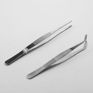 <span class=keywords><strong>Pinzas</strong></span> <span class=keywords><strong>de</strong></span> Punta Fina <span class=keywords><strong>de</strong></span> Alta Calidad para <span class=keywords><strong>Laboratorio</strong></span>, Rectas y Curvas, <span class=keywords><strong>de</strong></span> Acero Inoxidable Plateado - Product Image 2