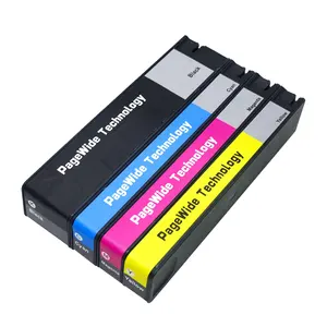 Heshun 973 973x 973xl Cartridge tinta Inkjet kompatibel warna Premium untuk Hp973x untuk Hp pagewear Pro 452dn 477dw Printer