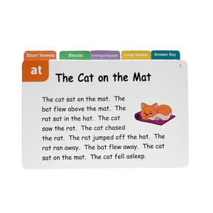 ขายส่งการ์ดแฟลชสำหรับเด็กเรียนภาษาอังกฤษ คุณภาพสูง พิมพ์ตามสั่ง - Product Image 6