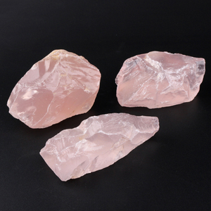 Original Rough Stone Natural Raw Rose Quartz Tumbled <b>Crushed</b> Crystal Raw Stone for Home Decoration - Product Image 3