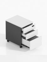 Nouveau meuble de classement commercial pour bureau, en bois, avec serrure à code, trois tiroirs, rangement sur pied, petit meuble