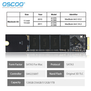 SSD para Apple Macbook A1369 A1370 de 2.5 Pulgadas TLC Flash 511MB Interfaz S M2 Actualización de Almacenamiento Interno - Product Image 5