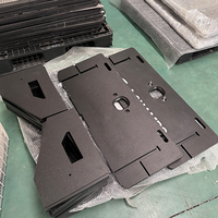 Profilé d'extrusion en U en plastique HDPE écologique haute résistance OEM professionnel, bande anti-usure extrudée en HDPE UHMWPE durable