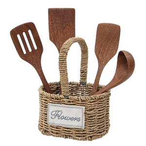 Non-stick wok spatula, unpainted, household wooden spatula with long handle, chicken wing wood spatula, creative kitchen - Product Image 2