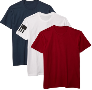 T-shirt en jersey slim à manches courtes, color-block, style vintage 2026, imprimé numérique écologique – Promotion publicitaire pour entreprises (vente en gros) - Product Image 1