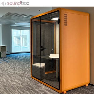 <span class=keywords><strong>Bureau</strong></span> populaire à deux sièges insonorisé réunion pod téléphone <span class=keywords><strong>bureau</strong></span> de cabine d'espace de travail pour les ventes - Product Image 3