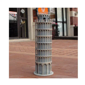 Nuevo diseño mundialmente famoso hito vintage decoración edificio romano arquitectura estatua ciudad estatuas <span class=keywords><strong>Torre</strong></span> inclinada de Pisa - Product Image 2