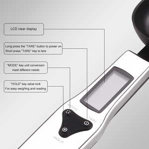 Báscula Digital Electrónica Multifuncional <span class=keywords><strong>New</strong></span> <span class=keywords><strong>Balance</strong></span>, 500g/0.1g, Cuchara Medidora, Gran Venta - Product Image 2
