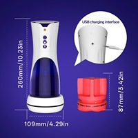 Hgod 007 2ème Génération – Godet Masturbateur Masculin Haut de Gamme avec Fonctions Chauffantes, Léchage et Succion – Simulation Vaginale en TPE – Jouet Sexuel Adulte – Sensation Réaliste