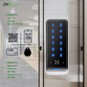 IP65 Montado en la pared ZQR378M/B/S QR + NFC Teclado táctil 13,56 MHz Lector de tarjetas IC para sistema de control de acceso - Product Image 3