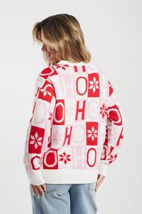Custom Fnjia 2025 Crewneck Xmas Trui Trui Letter Patroon Dames Voetbal Trui Lelijke Kerst Trui - Product Image 2