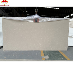 Thiết kế hiện đại Thiết kế thạch anh đá slab ánh sáng màu vàng thạch anh slab Đá Nhân Tạo cho bàn bếp - Product Image 1