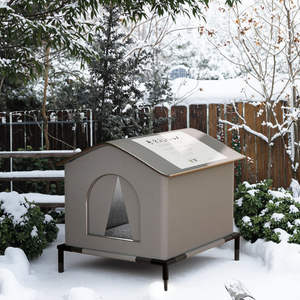 <span class=keywords><strong>Casa</strong></span> de Hielo Portátil Ecológica <span class=keywords><strong>para</strong></span> Mascotas, Estilo Vintage, <span class=keywords><strong>para</strong></span> Invierno, Nido Casero <span class=keywords><strong>para</strong></span> <span class=keywords><strong>Gatos</strong></span>, <span class=keywords><strong>para</strong></span> Aire Acondicionado Eléctrico - Product Image 2