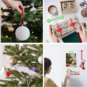 Kabel Pengikat Magnetik Silikon yang Dapat Digunakan Kembali 2-UKURAN Kombinasi (4pcs 2.95 inci 10pcs 7.68 inci) Magnet Kulkas Pengikat Kabel Serbaguna - Product Image 6