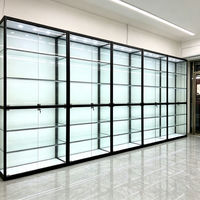 Vitrine professionnelle pour magasin d'articles de loisirs, avec éclairage LED, pour collection de modèles, étanche et robuste, pour centre commercial et commerce de détail