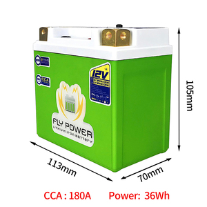 工場<span class=keywords><strong>12V</strong></span>モーターサイクルバッテリーLiFePO4リチウムイオン<span class=keywords><strong>5L</strong></span>-BS180CCA Size-113x70x105mm内蔵BMSリン酸リチウム鉄バッテリー - Product Image 6