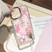 Coques de téléphone portable antichoc transparentes à motif chat scintillant pour iPhone 17 Air 16 Plus Pro Max 15 14 13 12 11 – Housse de protection