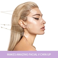 Kit de 40 bandes et rubans invisibles pour lifting du visage en V, ruban de lifting du visage, patch de lifting du visage, lifting du cou et du double menton