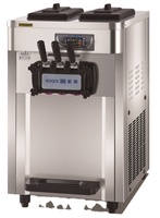 Fabricant de yaourt glacé commercial 22L/H trois machines à crème glacée machine à crème glacée molle Snack