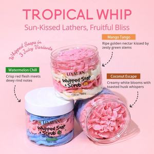 Exfoliante Corporal Natural Batido 200g con Manteca de Karité, Aceite de Coco, Mango y Sandía, Marca Privada OEM - Product Image 5