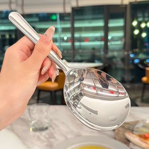 Stainless Steel Serving Spoon Set Large Head Strainer Ladle Multifunction Kitchen Utensil Solid Color Hand Wash Only - Product Image 2