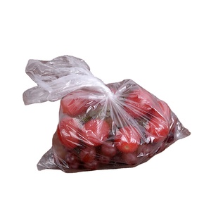 Transparent PE Biodegradable Side Gusset Vest Shopping Bags on Roll <b>Plastic</b> T-Shirt Bag for Supermarket Kitchen Use - Product Image 1